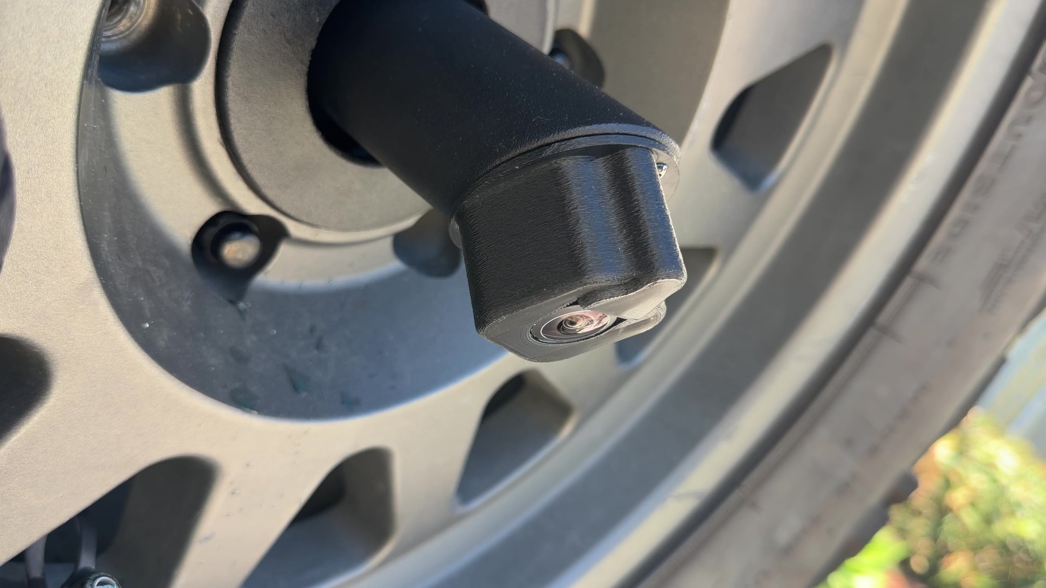 A video demonstrating the LensJet™ camera washer on a Ford Bronco from outside the vehicle